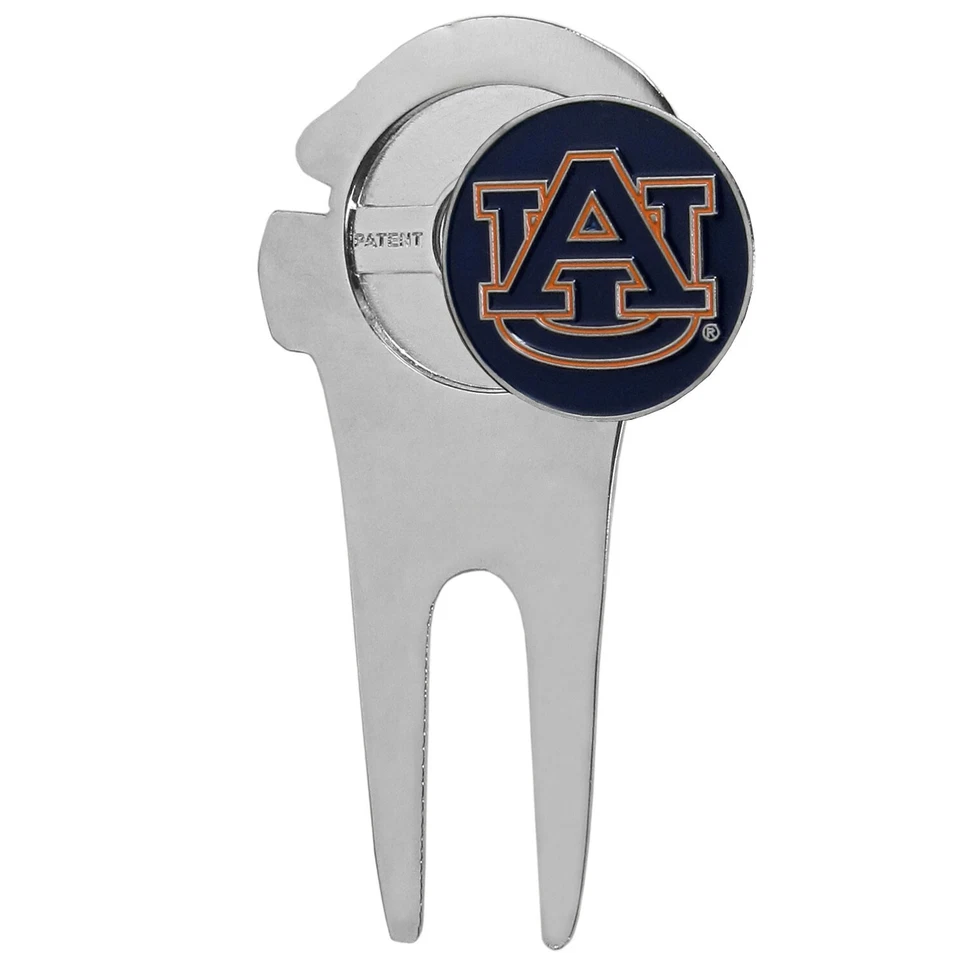 Auburn Tigers Metal Helmet Divot Tool with 1"Golf Ball Marker NCAA Licensed! - Image 3 of 3