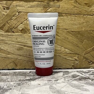 Eucerin Original Healing Lotion Hydrating Fragrance Free Travel Size 1 fl oz
