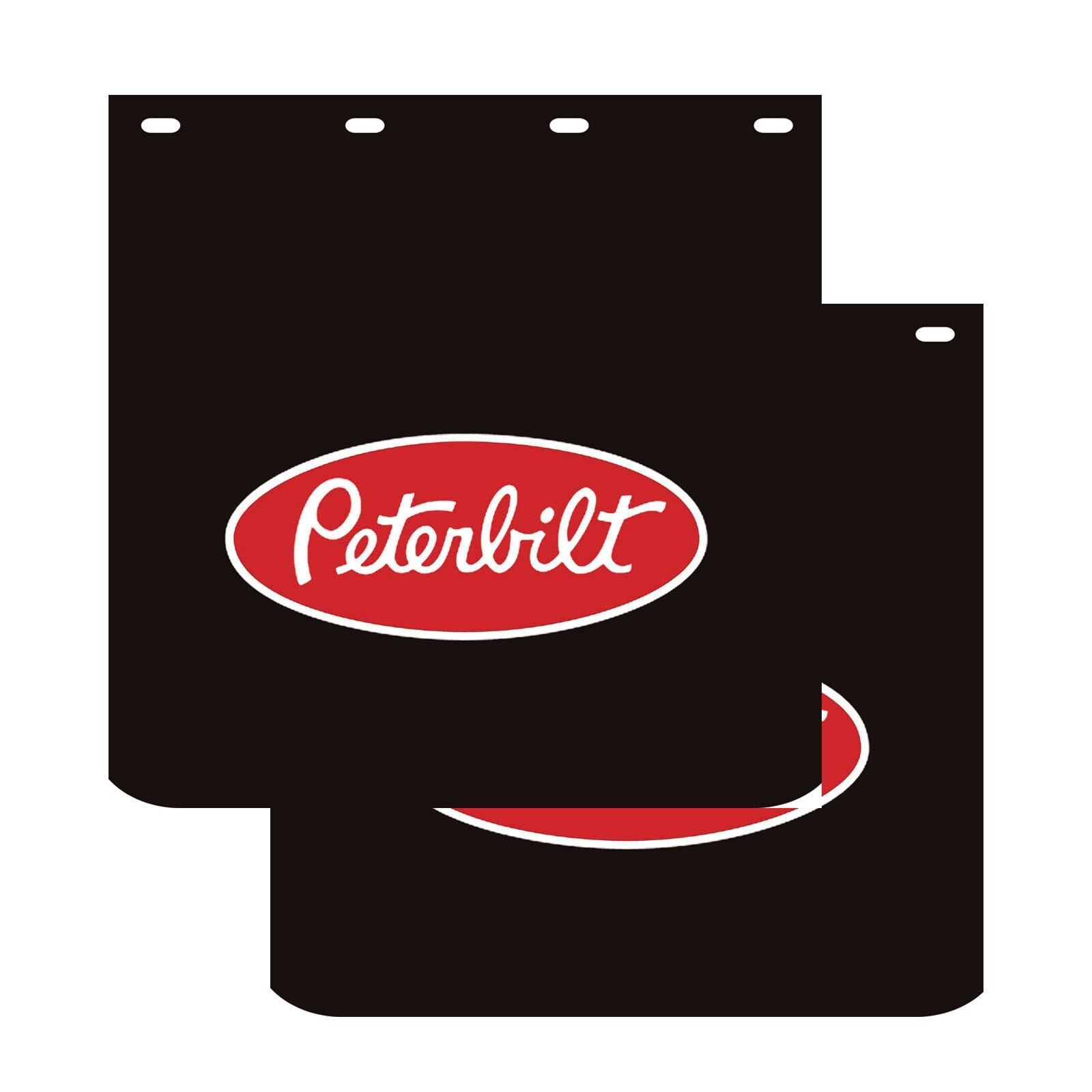 24x24 Heavy Duty PVC Polymer Semi Truck Mud Flaps Pair