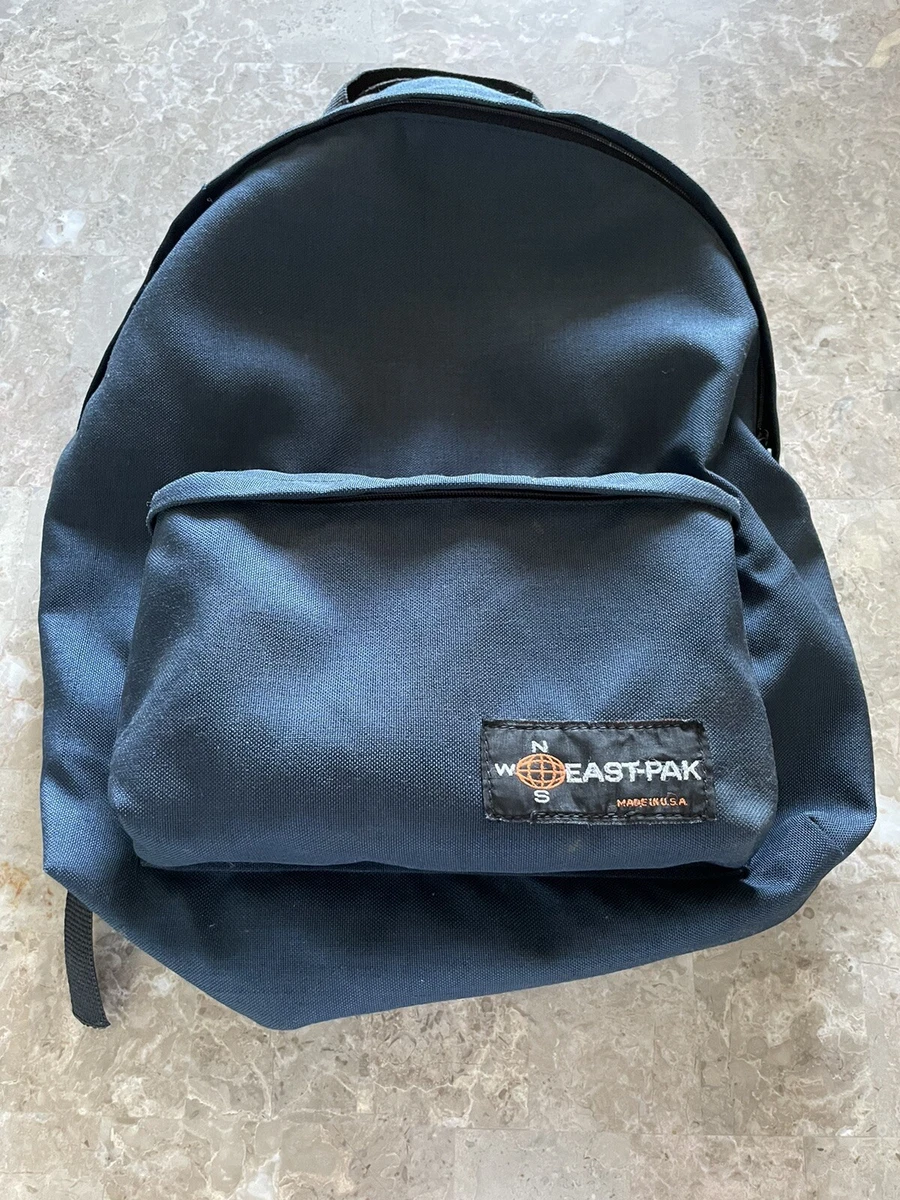 punch Polair plafond Vintage Eastpak Padded Pak&#039;r Navy Blue Cordura Backpack Made In USA |  eBay