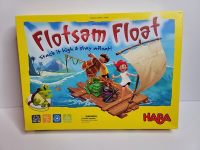 Flotsam Float - Stacking and Balancing Board Game HABA German Made 100% Complete