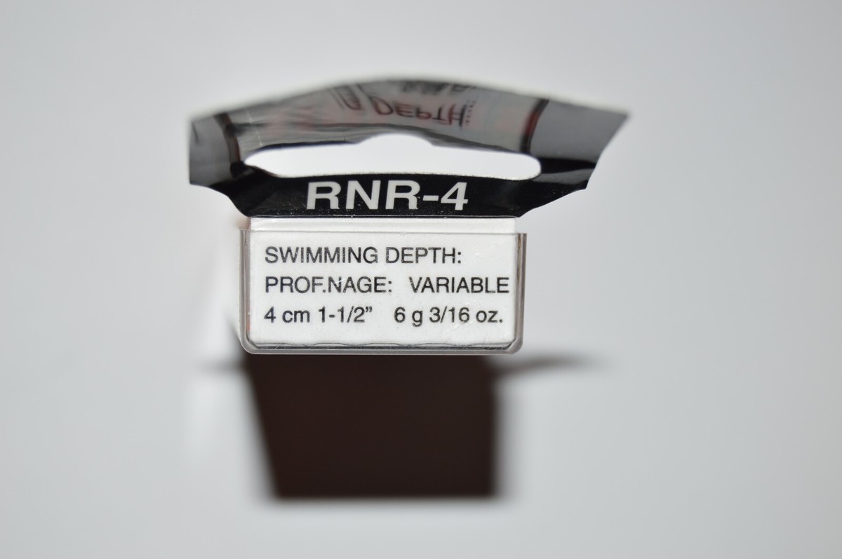 rapala rattlin' sinking rnr-4 rnr04 ft fire tiger 1 1/2 3/16oz made