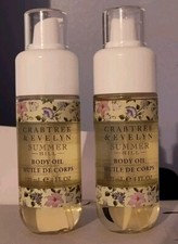 2x Crabtree Evelyn Summer Hill Body Oil Huile De Corps 4 Oz. New