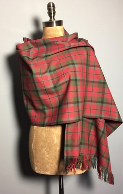 Schottenkaro Tuch Halstuch Schal Stola Maßanfertigung 2m x 50cm ohne Wolle oder Wolle Tartans