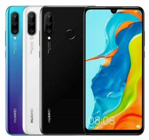 Huawei P30 Lite 128GB MAR-LX3A 4G LTE GSM Odblokowany - Doskonały - Zdjęcie 1 z 6