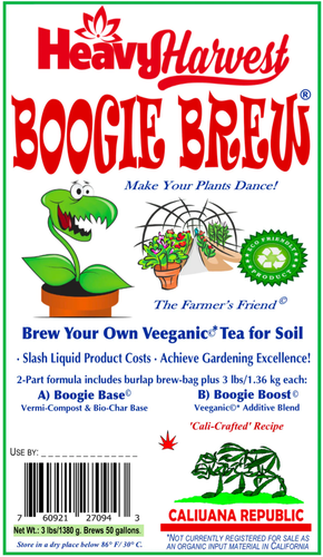 Boogie Brew 3 lb Heavy Harvest Compost Tea Fertilizer 2-Part, Makes 50 Gallons - Picture 15 of 16