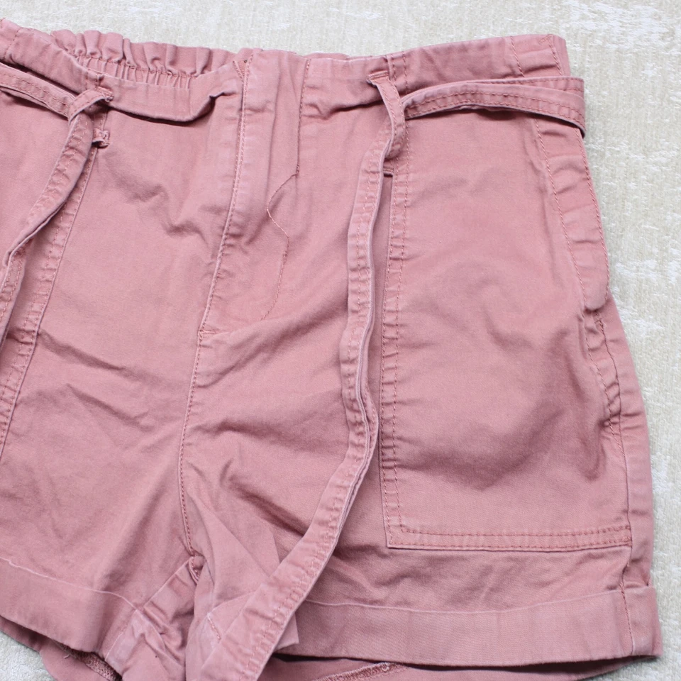 Vanilla Star Short Juniors 1 Pink Elastic Waistband Belted Pleated Comfort - Image 3 of 4