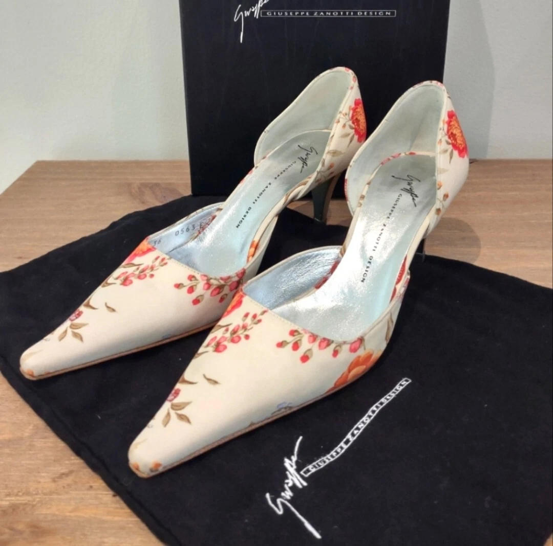 Giuseppe zanotti flower heels shop