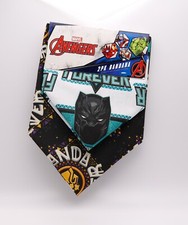 Marvel Avengers 2 pack Black Panther, Wakanda Forever Bandana 17.5  x 17.5  