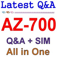 Best Exam Practice Material for AZ-700 Exam Q A SIM