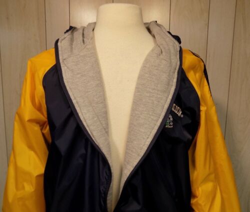 Giacca con cappuccio Notre Dame foderata con zip Steve e Barry's taglia XL - Foto 2 di 6