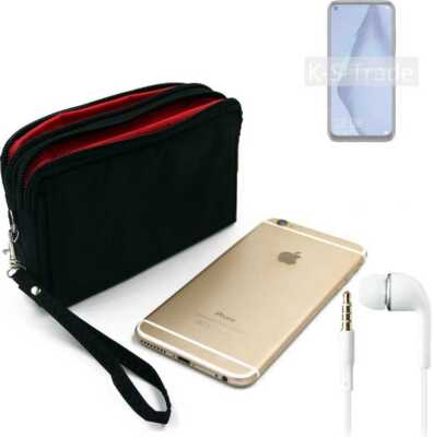 Gürtel Tasche für Huawei P40 Lite Travel bag, Ohrstöpsel Schutz Hülle Holste