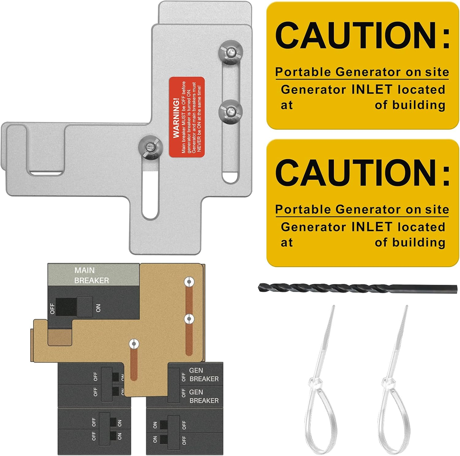Generator Interlock Kit Suitable for Murray or Siemens 150 Amp or 200 Amp Panels