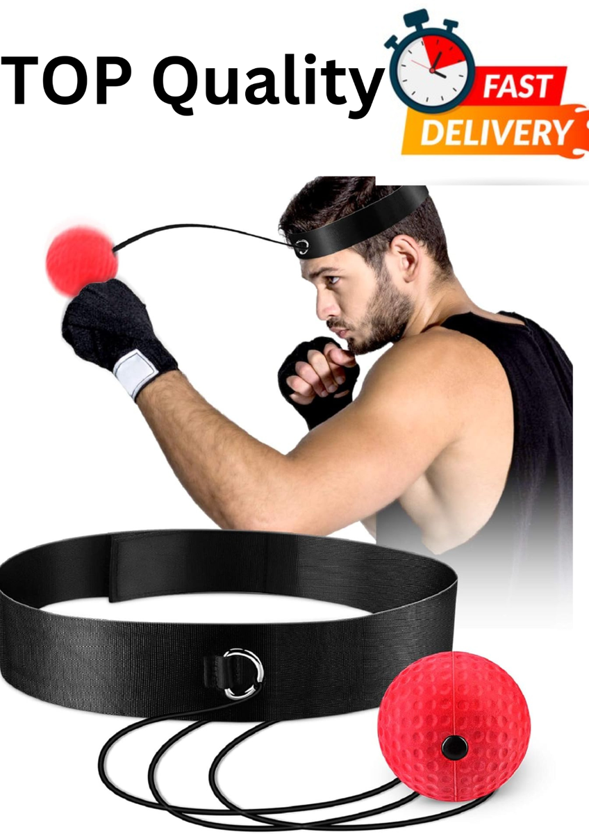 Boxing Fight Ball Punch Exercise Head Band Reflex Speed Training