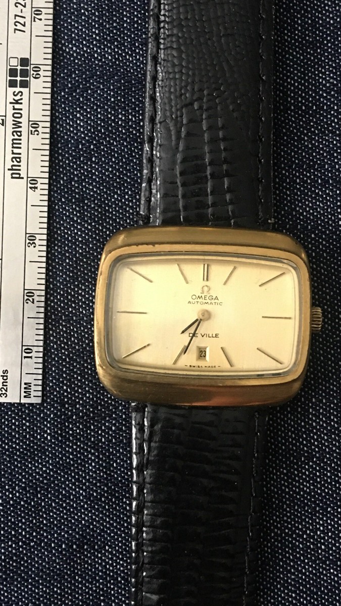Vintage Omega De Ville TV Case Cal. 684 1970s Mens Watch | eBay