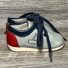 Step  Stride Vintage Boys Leather Infant Baby Shoes