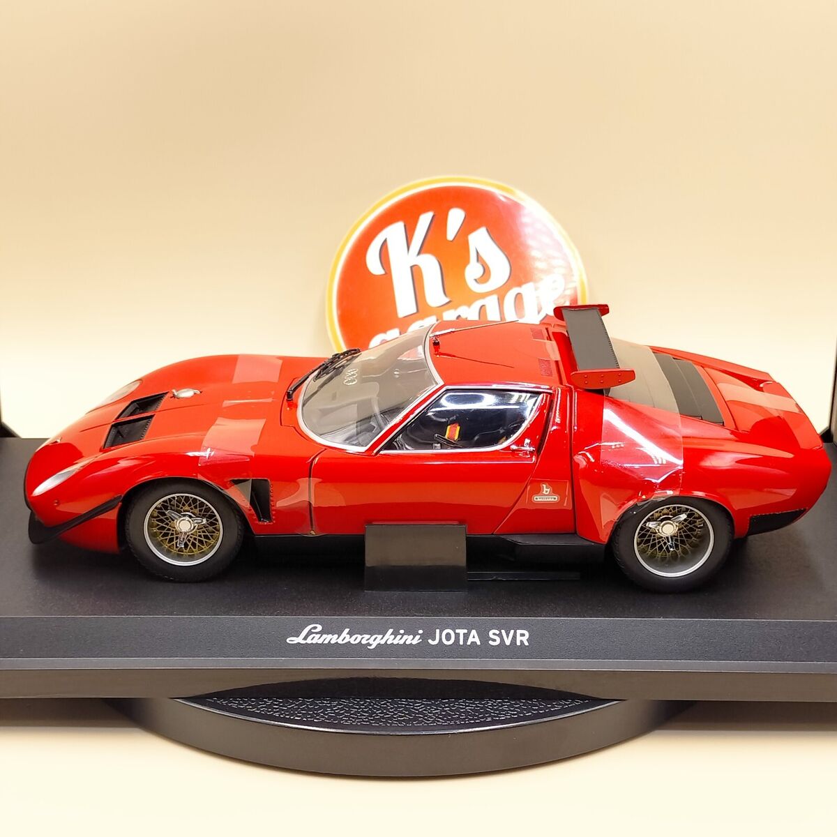 Kyosho 1/18 Lamborghini Jota SVR Red Gorgeous Collection Kyosho 1/18 Lamborghini Jota SVR Red Gorgeous Collection