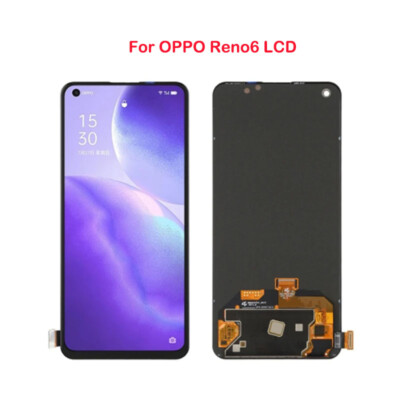 6.4'' AMOLED For Oppo Reno 6 4G CPH2235 LCD Display Touch Screen Digitizer w/Fr