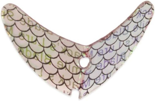 Sticker Sagome Adesive Spring Decor 12x32 Cm Argento, Confezione Da 12 Fogli 84326222