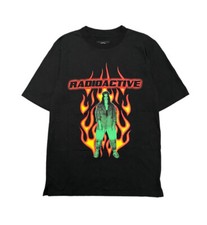 OWSLA Radioactive Flames Shirt Mens Size Medium Made In USA