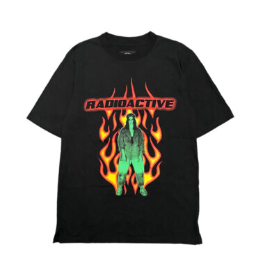 OWSLA Radioactive Flames Shirt Mens Size Medium Made In USA