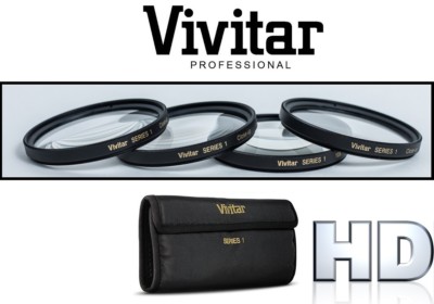 4-PC HD +1/+2/+4/+10 CLOSE-UP MACRO LENS SET FOR CANON POWERSHOT SX530 HS 