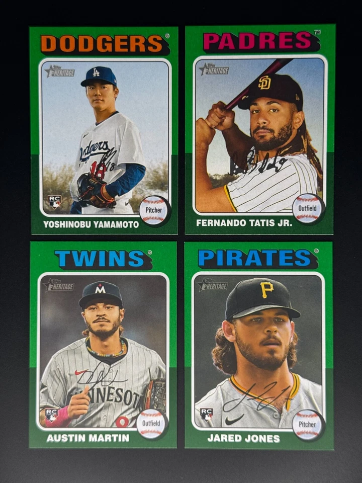 2024 Topps Heritage High Number Green Border You Pick Complete Your Set - Image 1 of 1