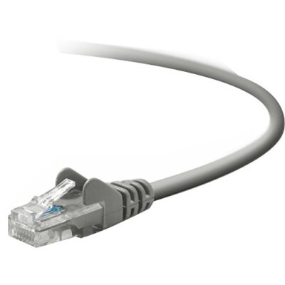 BELKIN COMPONENTS A3L791-01-S 1FT CAT5E SNAGLESS PATCH CABLE, UTP, GRAY PVC JACK