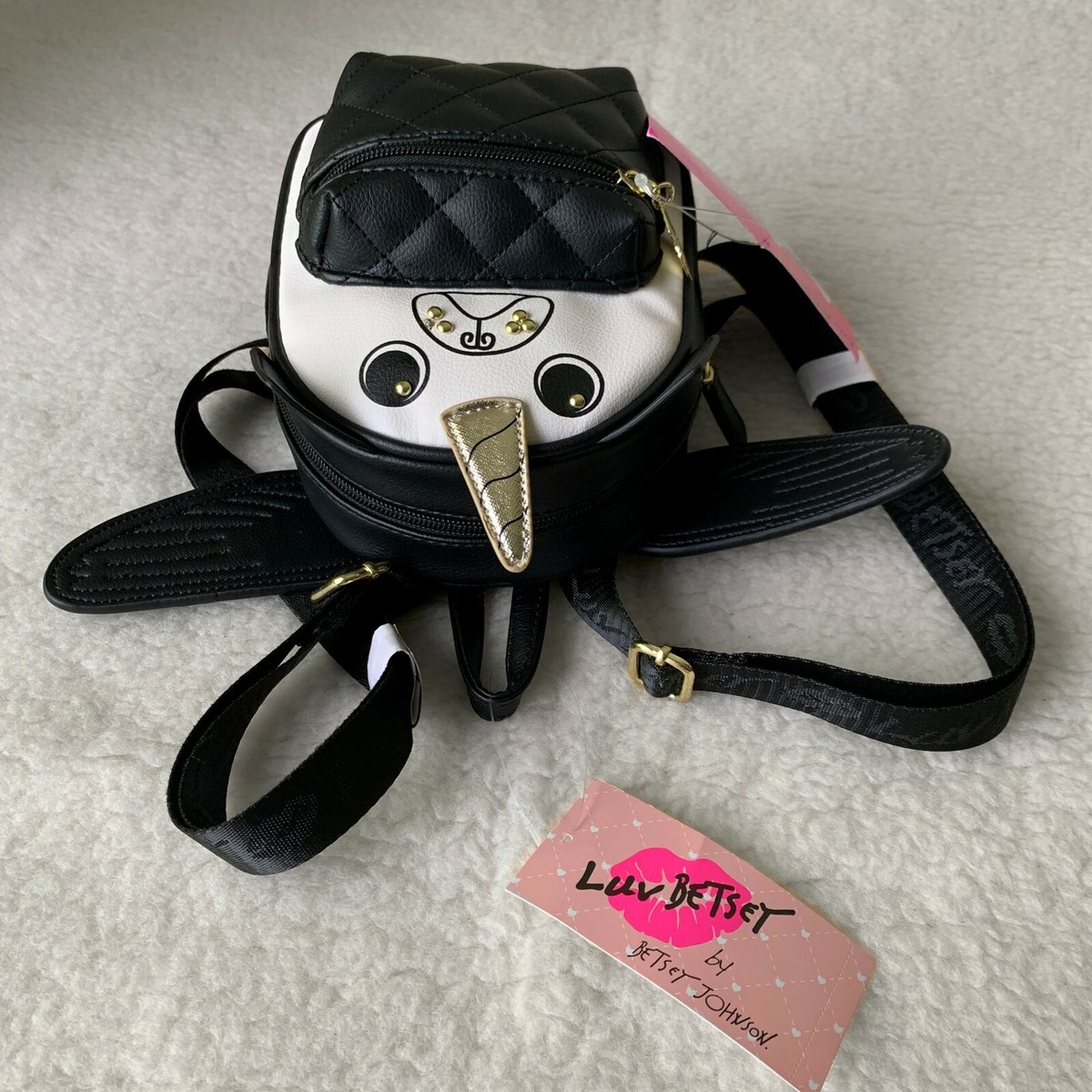 Luv Betsey by Betsey Johnson UniPug Unicorn Dog Pug Mini Backpack Movable Ears Betsey Johnson UniPug Unicorn Dog Pug Mini | Mercari main image 2