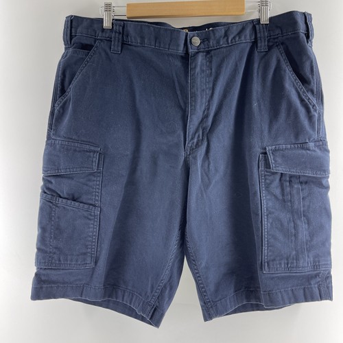 Blue Cargo Relaxed Fit Shorts Size 