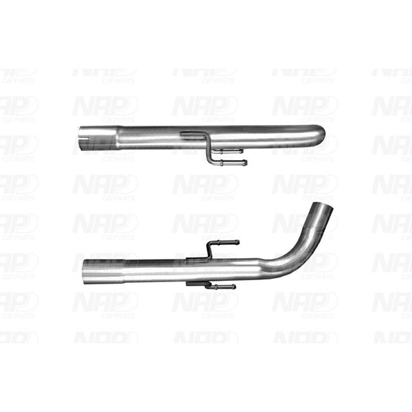 NAP carPARTS Abgasrohr FüR Renault Kangoo Express FW0/1_ 1.5 Dci 90 KW0/1_-image