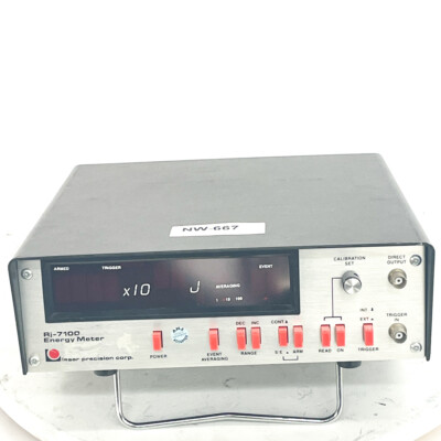 Laser Precision Corp. RJ-7100 Energy Meter, Tested to Power on - Made in USA
