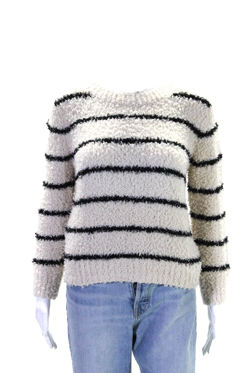 Suéteres para mujer a rayas de algodón Vince