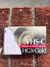 Maxell VHS-C TC-30 HGX-Gold Camcorder Blank Tape Premium High Grade Sealed