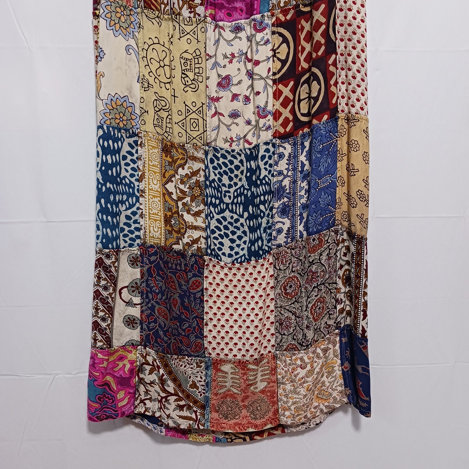 Sacred Threads Vintage Women's Patchwork Maxi Ski… - image 11