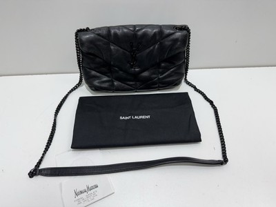 Saint Laurent Loulou Puffer Shoulder Bag Quilted Leather Small w/ Receipt