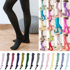 High Over the Knee Socks Long Plain Striped Thigh High OTK Socks UK SIZE 4-6