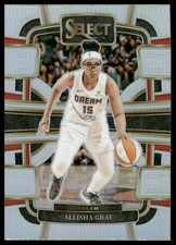 Allisha Gray 2024 Panini Select WNBA #51 Prizms Silver Atlanta Dream