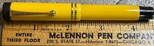 Parker Duofold Junior Fountain Pen in Mandarin Yellow - 14k Fine Nib