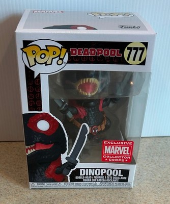 FUNKO POP VINYL #777 -- Deadpool Dinopool -- Marvel Collector Corps