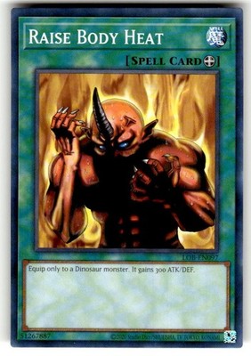 Yugioh! Raise Body Heat - LOB-EN097 - Common - Unlimited 25th Anniversary Editio