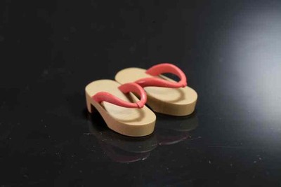 1/12 Scale  Geta Shoes for 6 Snail Shell Figures （No figure）