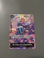 One Piece Card Game Mr. 2 Bon Kurei (Bentham) OP14-091 SR Alt Art English NM