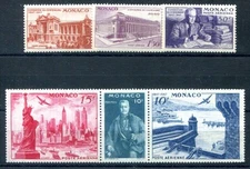 MONACO 1947 331-336 ** MINT NEVER HINGED VINTAGE COMPLETE NO BLOCK (00035