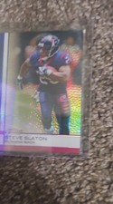 2009 Topps Finest - Steve Slaton #11 Pigskin Gold Refractor /25