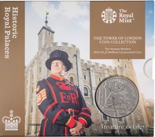 2019 The Royal Mint Yeoman Warders UK Brilliant Uncirculated Five Pounds £5 coin
