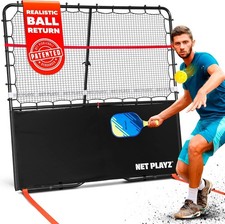 Pickleball-Specific Trainer Rebound Net,Perfect Your Forehands Backhands Dink...