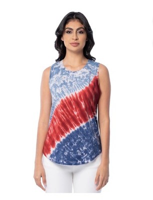 Way To Celebrate Women s XXL (20) Americana Graphic Patriotic Muscle Tank Top