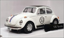 Cararama 1/43 Scale 251PND - Volkswagen Beetle Herbie #53 - White