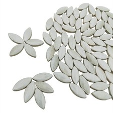 1.1lb Ceramic Mosaic Tiles for Crafts, Leaf Mosaic Pieces Porcelain Mosaic Ti...